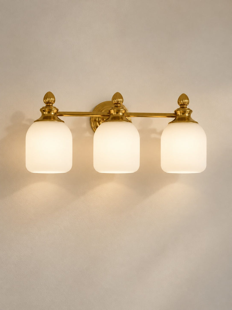 Modern Frosted Glass Vanity Light