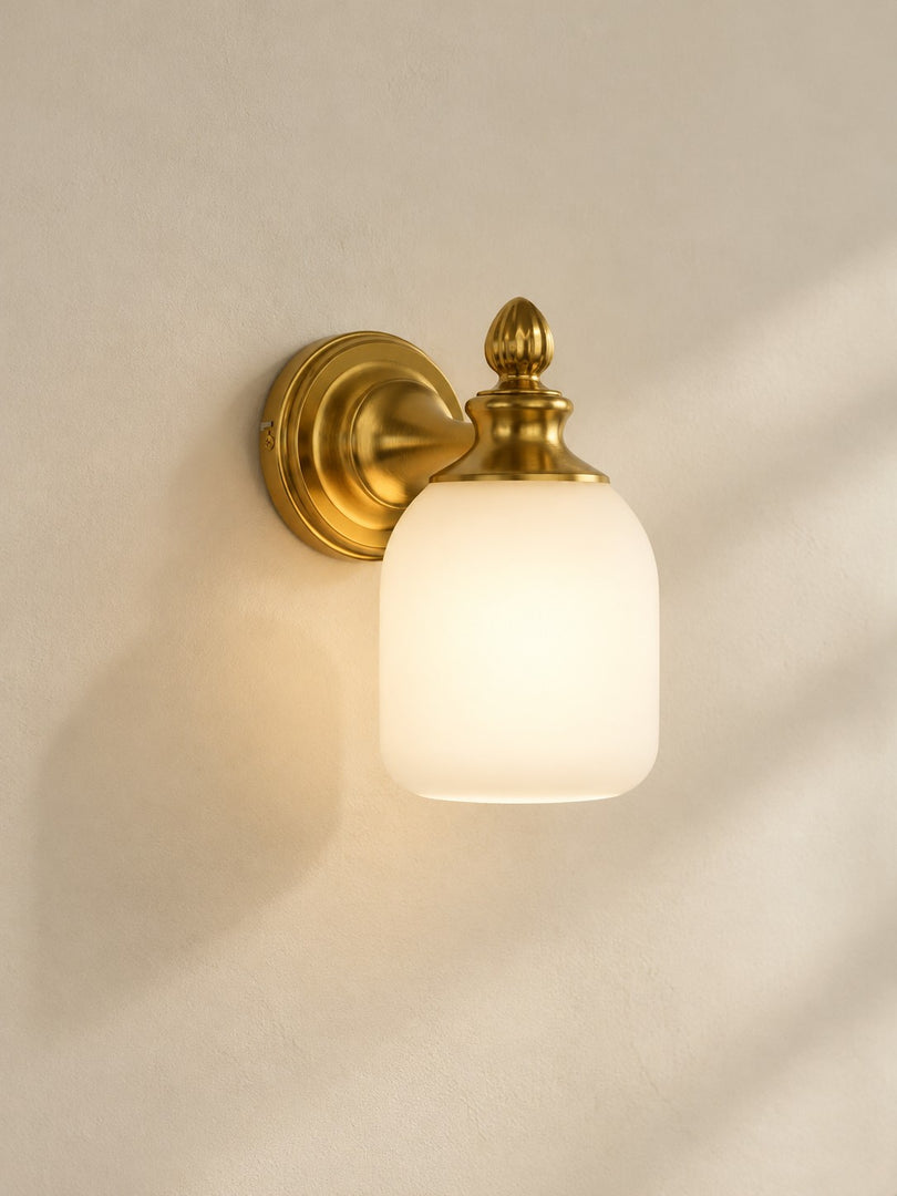 Modern Frosted Glass Vanity Light
