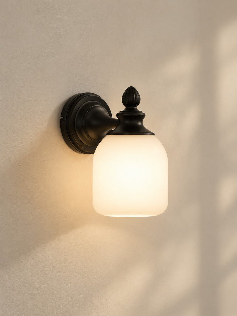 Modern Frosted Glass Vanity Light