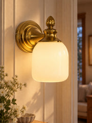 Modern Frosted Glass Vanity Light