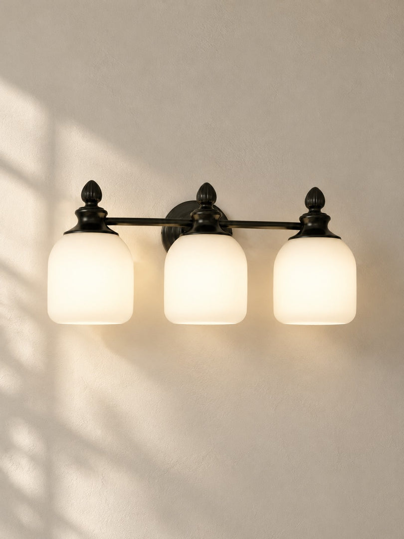 Modern Frosted Glass Vanity Light
