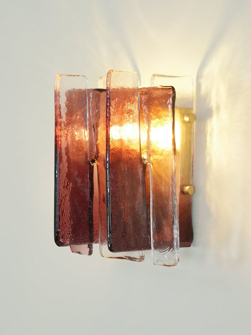 Aplique de pared con panel de vidrio: elegante aplique ambiental