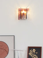 Cargar imagen en el visor de la Galería, Aplique de pared con panel de vidrio: elegante aplique ambiental
