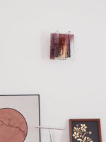 Cargar imagen en el visor de la Galería, Aplique de pared con panel de vidrio: elegante aplique ambiental

