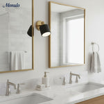 Cargar imagen en el visor de la Galería, Aplique de pared de porcelana Cerova - Lámpara empotrada redonda minimalista de cerámica
