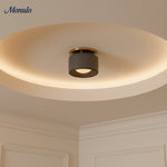 Load image into Gallery viewer, Cerova Porcelain Flush Mount Ceiling Light – Modern Low-Profile Fixture
