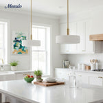 Load image into Gallery viewer, Cerova Modern Style Minimalist Porcelain Pendant Light
