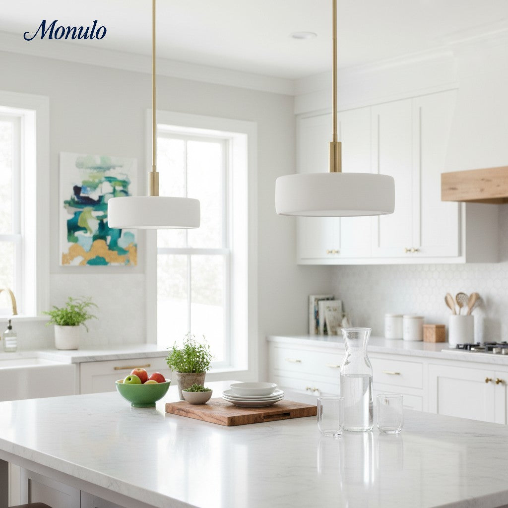 Cerova Modern Style Minimalist Porcelain Pendant Light