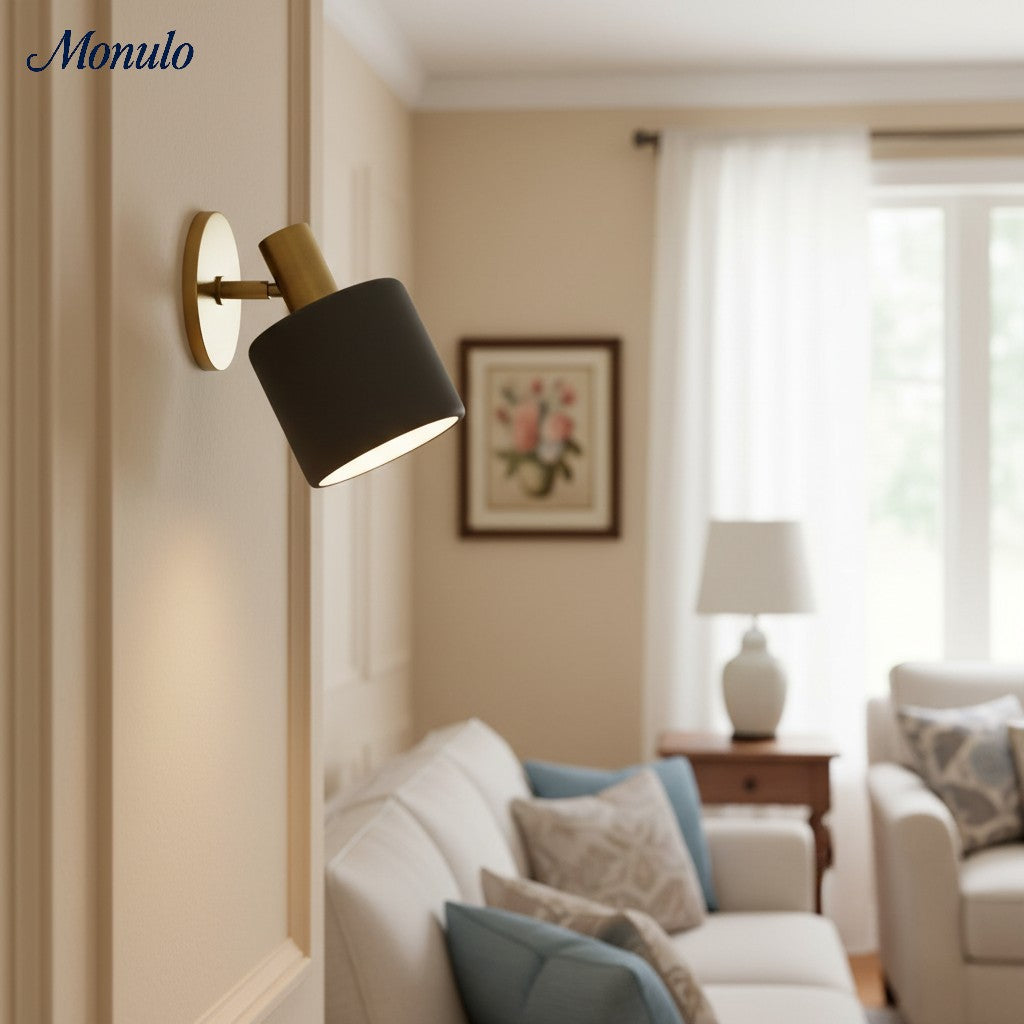 Aplique de pared de porcelana Cerova - Lámpara empotrada redonda minimalista de cerámica