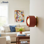 Cargar imagen en el visor de la Galería, Aplique de pared de porcelana Cerova - Lámpara empotrada redonda minimalista de cerámica
