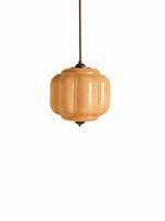 Load image into Gallery viewer, American Vintage Cream Glass Shade Shaped Eloise Chandelier
