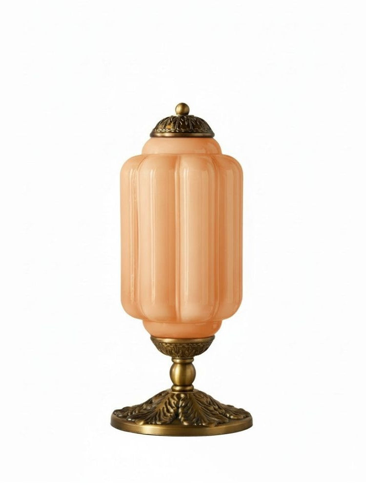 Vintage Glas Eloise Tischlampe