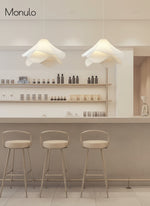 Load image into Gallery viewer, Oslan Contemporary Fabric Double-Layer Pleated Pendant – Bedroom or Café
