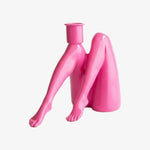 Cargar imagen en el visor de la Galería, Base de vela dorada escultórica Kickra - Decoración para comedor y sala