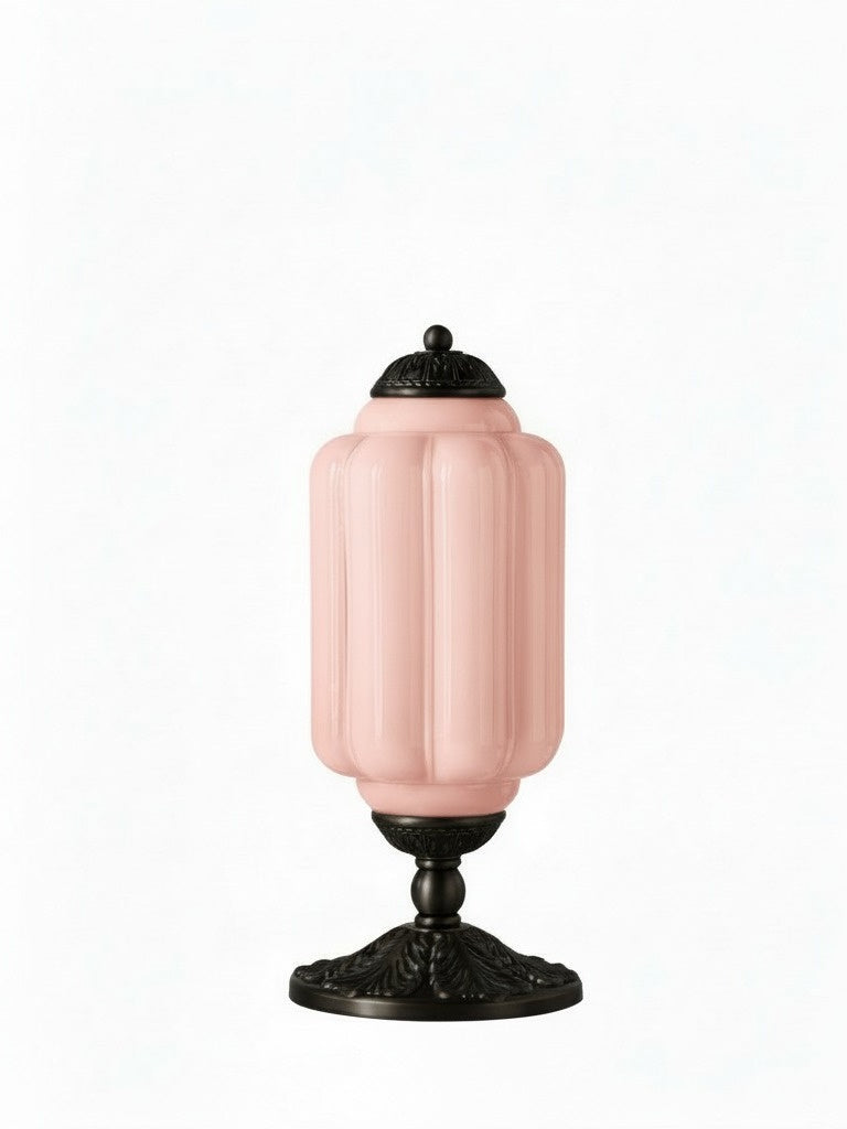 Vintage Glas Eloise Tischlampe