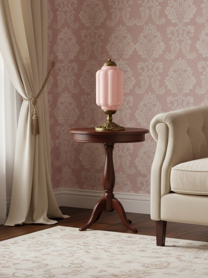 Vintage Glas Eloise Tischlampe