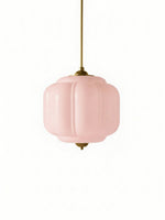 Load image into Gallery viewer, American Vintage Cream Glass Shade Shaped Eloise Chandelier
