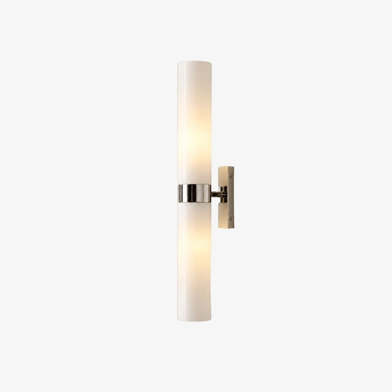 Marcellus Luxury Alabaster Tube Wall Light Modern Architectural Wall Sconce for Bedside Vanity Area