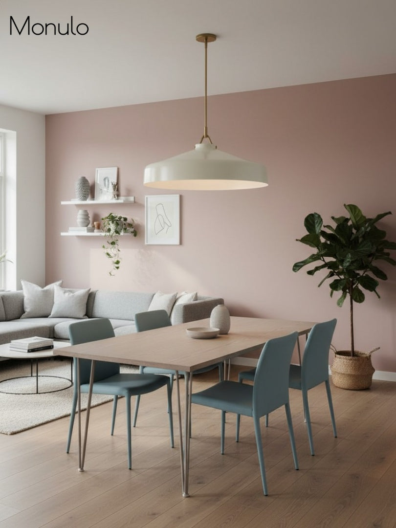 Hanton Nordic Metal Henry Pendant Light - Minimalist Glass And Metal Shade