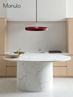 Load image into Gallery viewer, Modern Disc Pendant Light — Nordic Minimalist Fixture for Dining &amp; Kitchen
