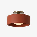 Load image into Gallery viewer, Cerova Contemporary Porcelain Flush Mount Ceiling Light – Soft Ambient Illumination for Hallways and Offices