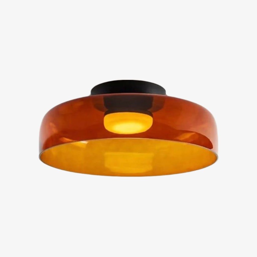 Verdoma Applique Plafonnier en Verre Multicouche Sculptural Design Moderne Scandinave pour Espaces de Vie