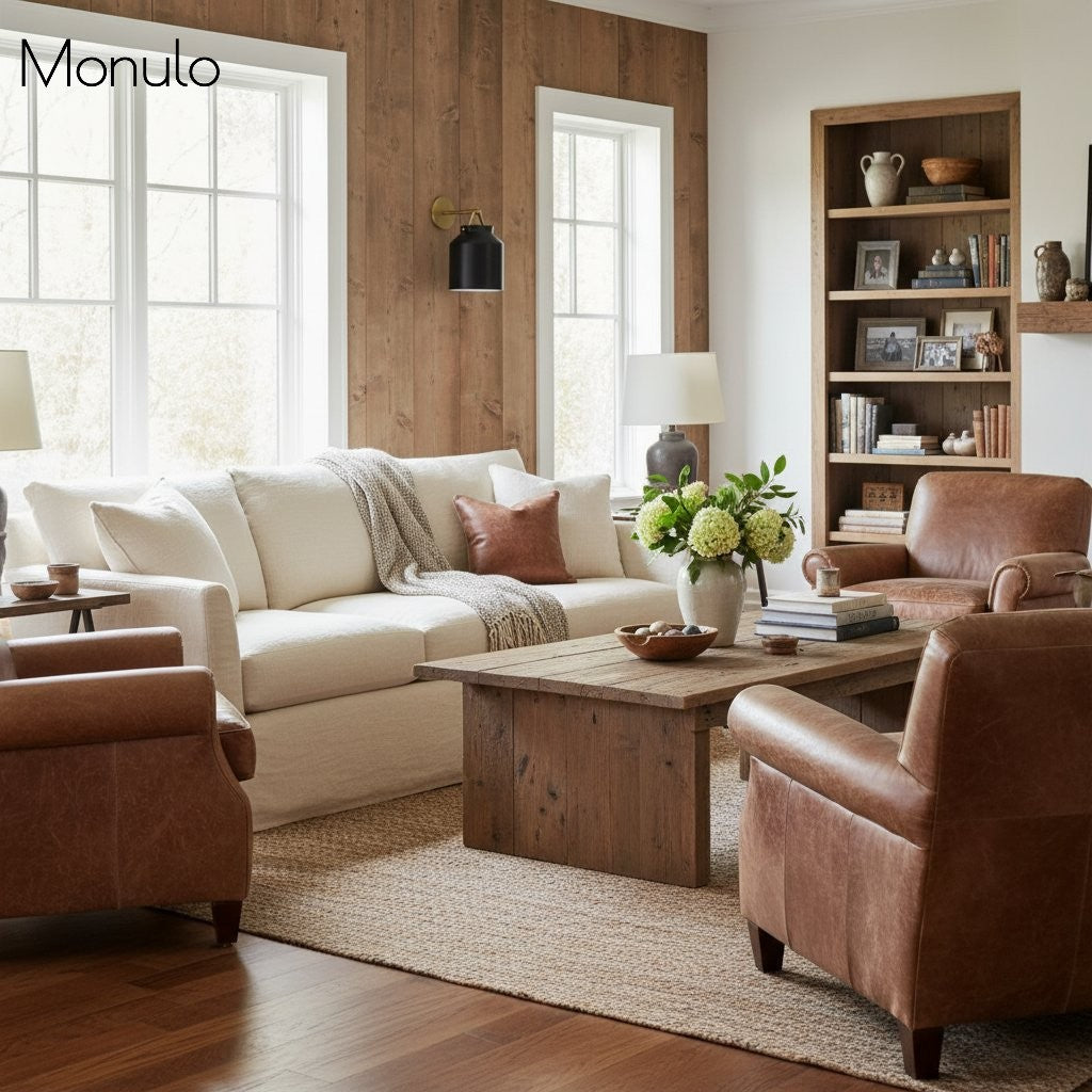 Applique minimaliste Hanton – Applique vintage en verre laiteux et accents métalliques 