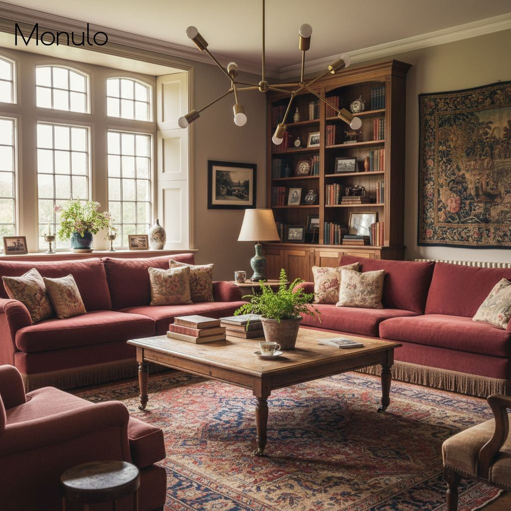 Mobilux Line Geometrischer Kronleuchter – Modernes Metalllicht für Schlafzimmer