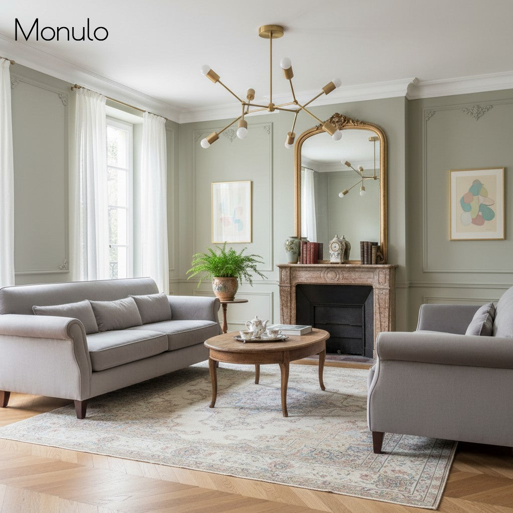 Mobilux Line Geometrischer Kronleuchter – Modernes Metalllicht für Schlafzimmer