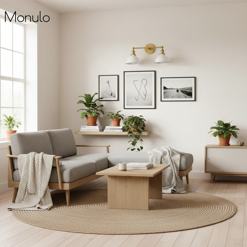 Conique Metal Vintage Dual Shade Wall Sconce – Farmhouse Style Lighting for Bathroom & Hallway