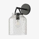 Charger l'image dans la visionneuse de galerie, Applique murale minimaliste Hanton – Applique en verre lait vintage avec accent en métal