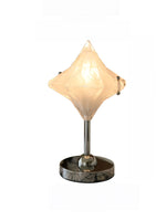Load image into Gallery viewer, Art Deco Star Table Lamp - Frosted Glass Light for Modern Bedrooms - Astris Lyra
