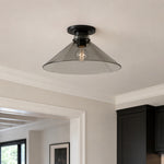 Bild in Gallery-Viewer laden, Aurenza Modern Industrial Aufbaulampe – Elegante Deckenlampe für Wohnräume
