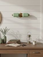 Load image into Gallery viewer, American Vintage Glass Lantern Shaped Horizontal Eloise Wall Sconce
