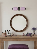 Load image into Gallery viewer, American Vintage Glass Lantern Shaped Horizontal Eloise Wall Sconce
