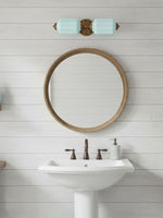 Load image into Gallery viewer, American Vintage Glass Lantern Shaped Horizontal Eloise Wall Sconce
