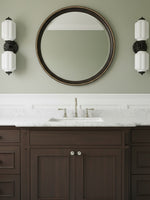 Load image into Gallery viewer, American Vintage Glass Lantern Shaped Horizontal Eloise Wall Sconce
