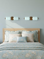 Load image into Gallery viewer, American Vintage Glass Lantern Shaped Horizontal Eloise Wall Sconce
