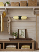Load image into Gallery viewer, American Vintage Glass Lantern Shaped Horizontal Eloise Wall Sconce
