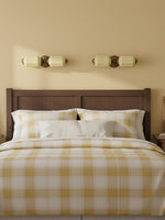 Load image into Gallery viewer, American Vintage Glass Lantern Shaped Horizontal Eloise Wall Sconce
