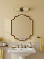 Load image into Gallery viewer, American Vintage Glass Lantern Shaped Horizontal Eloise Wall Sconce
