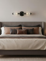 Load image into Gallery viewer, American Vintage Glass Lantern Shaped Horizontal Eloise Wall Sconce
