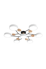 Load image into Gallery viewer, Multihead Disc Morandi Color Branch Ceiling Light
