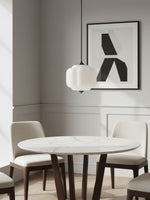 Load image into Gallery viewer, American Vintage Cream Glass Shade Shaped Eloise Chandelier
