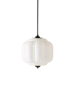 Load image into Gallery viewer, American Vintage Cream Glass Shade Shaped Eloise Chandelier
