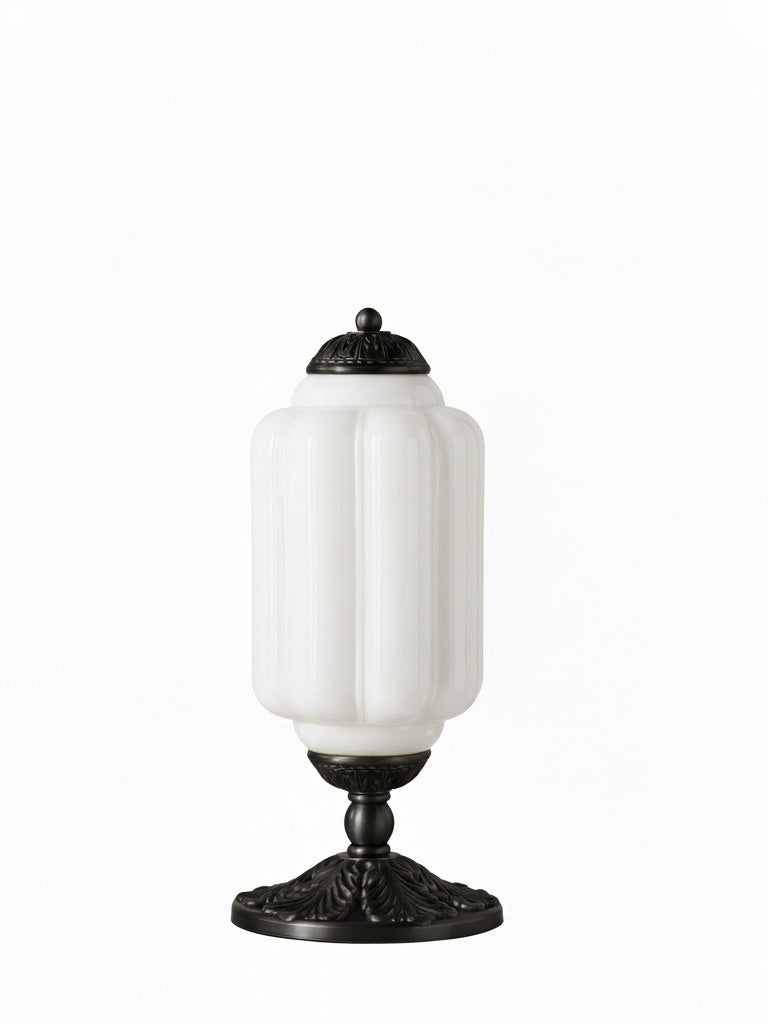Lámpara de mesa LED Eloise de cristal vintage