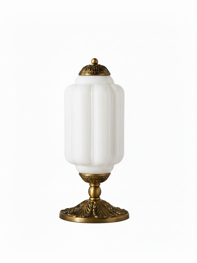 Vintage Glas Eloise Tischlampe