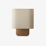 Load image into Gallery viewer, Nolvara Aleena Soft Fabric Luxe Metal Fabric Wall Sconce for Bedroom Reading Light