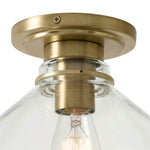 Cargar imagen en el visor de la Galería, Aurenza Modern Industrial Flush Mount: Elegante lámpara de techo para interiores residenciales