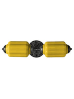 Cargar imagen en el visor de la Galería, Aplique de pared horizontal Eloise de cristal vintage americano con forma de farol
